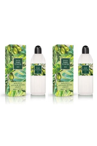 Pet Şişe 2 Adet 400 ml Ayvalık Zeytin Çiçeği Kolonyası