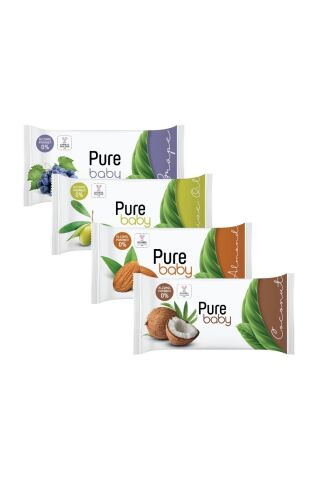 Pure Baby Meyveli Set Islak Havlu 12x50 (600 YAPRAK)