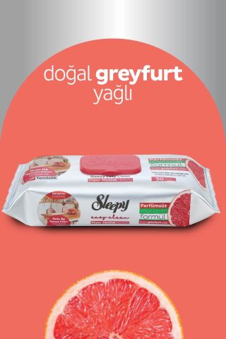 Sleepy Easy Clean Süper Yüzey Temizlik Mutfak Havlusu Greyfurt Yağlı 4x50 (200 YAPRAK)