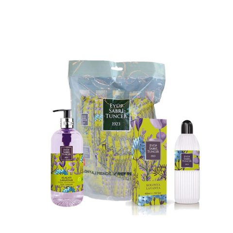 Düvenci Toptan Eyüp Sabri Tuncer Lavanta Seti 3' lü Paket Model 245