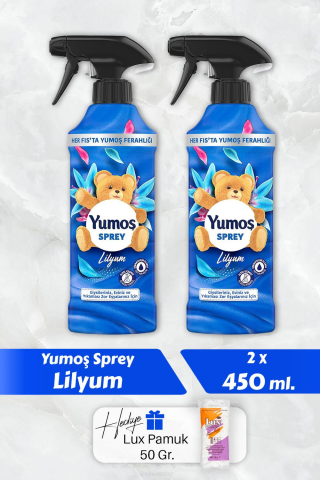 Lilyum Sprey Koku 2 Adet, Pamuk Hediyeli