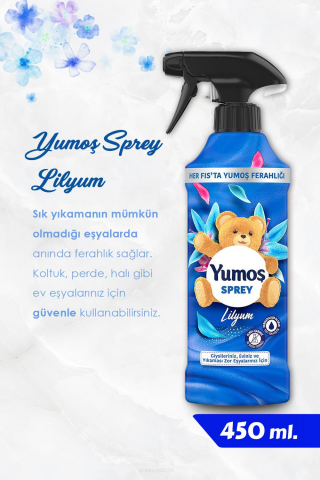 Lilyum Sprey Koku 2 Adet, Pamuk Hediyeli