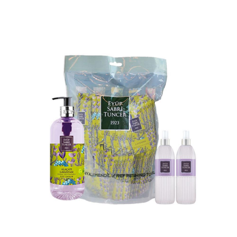 Düvenci Toptan Eyüp Sabri Tuncer Lavanta Seti 4' lü Paket Model 246