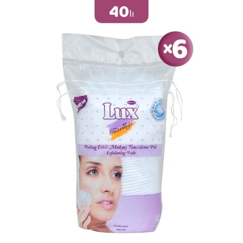 Lux Peeling Etkili Makyaj Pamuğu 40' lı x 6