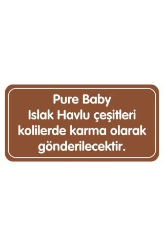 Pure Baby Meyveli Islak Havlu 24x50 (1200 YAPRAK)
