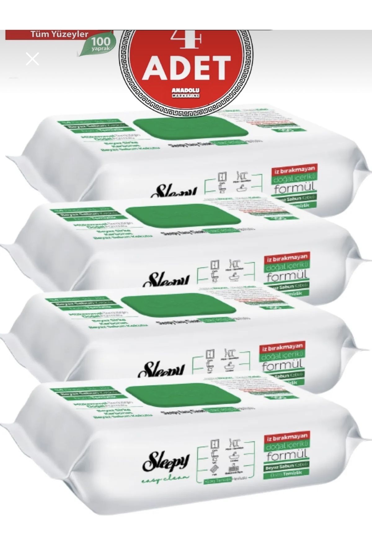 Sleepy Easy Clean Temizlik Havlusu X4 400 Adet