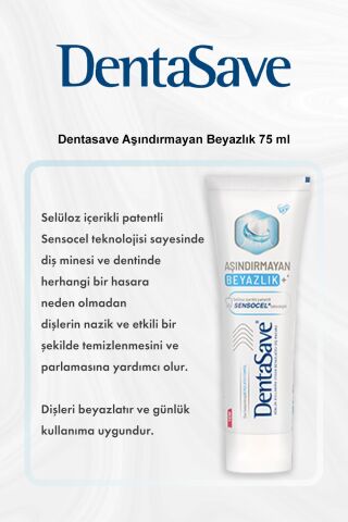 Dentasave Aşındırmayan Beyazlık 75 ml 5 Al 4 Öde ve Rosie Pamuk