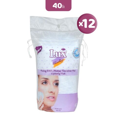 Lux Peeling Etkili Makyaj Pamuğu 40' lı x 12