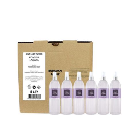 Düvenci Toptan Eyüp Sabri Tuncer Alaçatı Lavantası Kolonya Seti 7' li