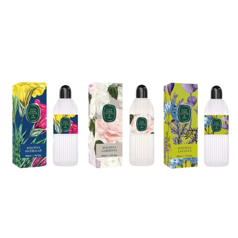 Eyüp Sabri Tuncer Kolonya Hatıralar, Gardenya ve Lavanta Pet Şişe 400 ML