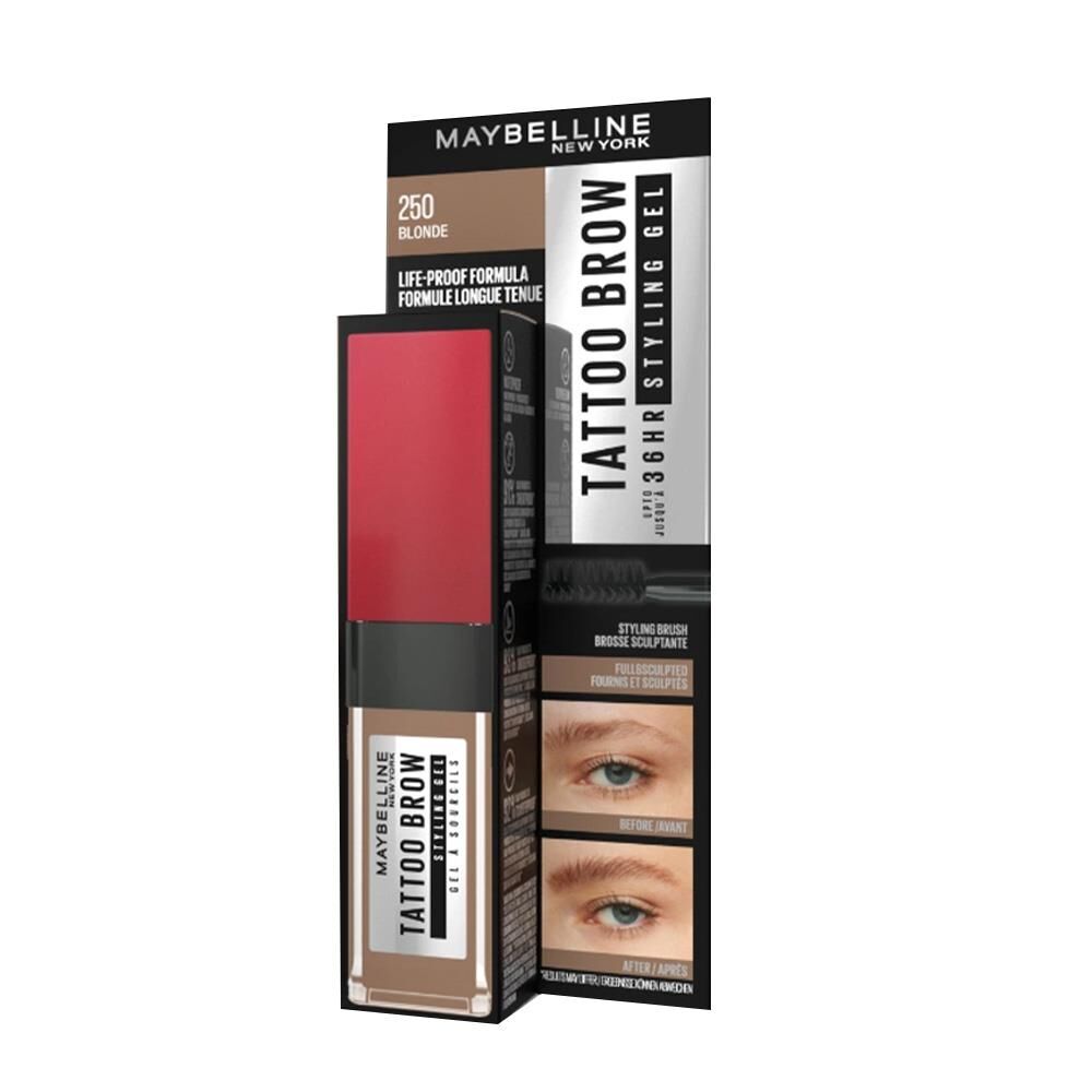 Maybelline New York Tattoo Brow 36H Kaş Maskarası 250 Blonde