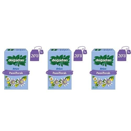 Doğadan Relax Passifloralı Bitki Çayı x 3 Paket