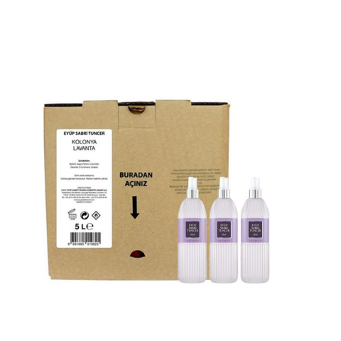 Düvenci Toptan Eyüp Sabri Tuncer Alaçatı Kolonya Seti 4' lü Model 251