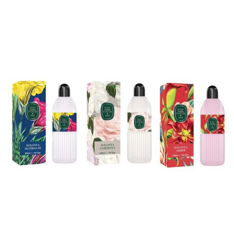 Eyüp Sabri Tuncer Kolonya Hatıralar, Gardenya ve Amber Pet Şişe 400 ML