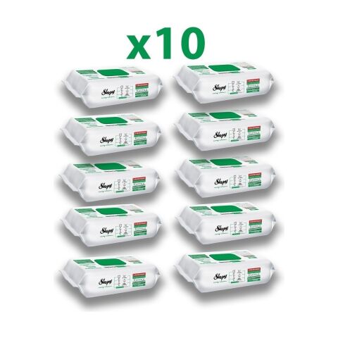 Sleepy Sleepy Easy Clean Beyaz Sabun Katkılı Yüzey Temizlik Havlusu 100'LÜ - 10 Adet