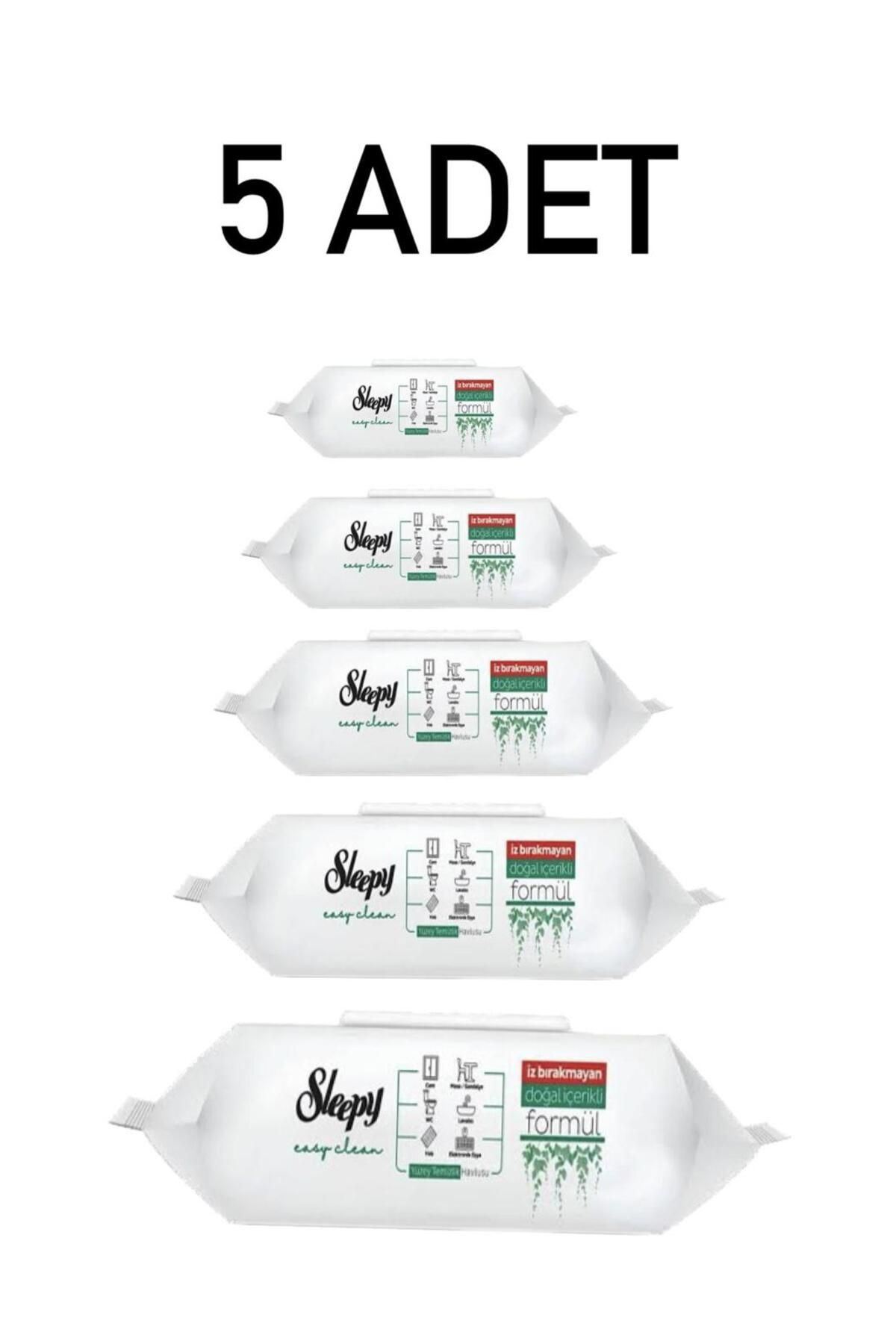 Sleepy  Beyaz Sabun Katkılı 500 adet Yüzey Temizlik Havlusu