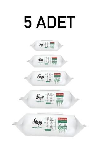 Sleepy  Beyaz Sabun Katkılı 500 adet Yüzey Temizlik Havlusu