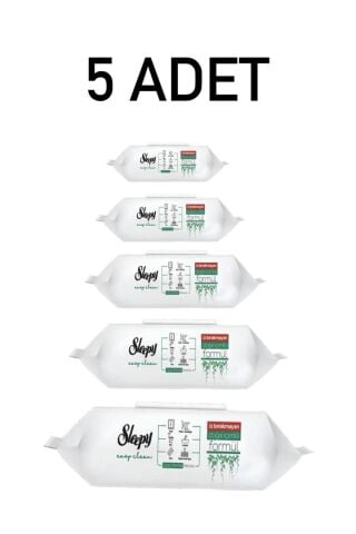 Sleepy  Beyaz Sabun Katkılı 500 adet Yüzey Temizlik Havlusu