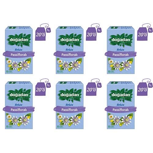 Doğadan Relax Passifloralı Bitki Çayı x 6 adet