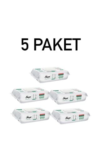 Sleepy Easy Clean Beyaz Sabun Islak Mendil 500 Yaprak (5 PAKET)