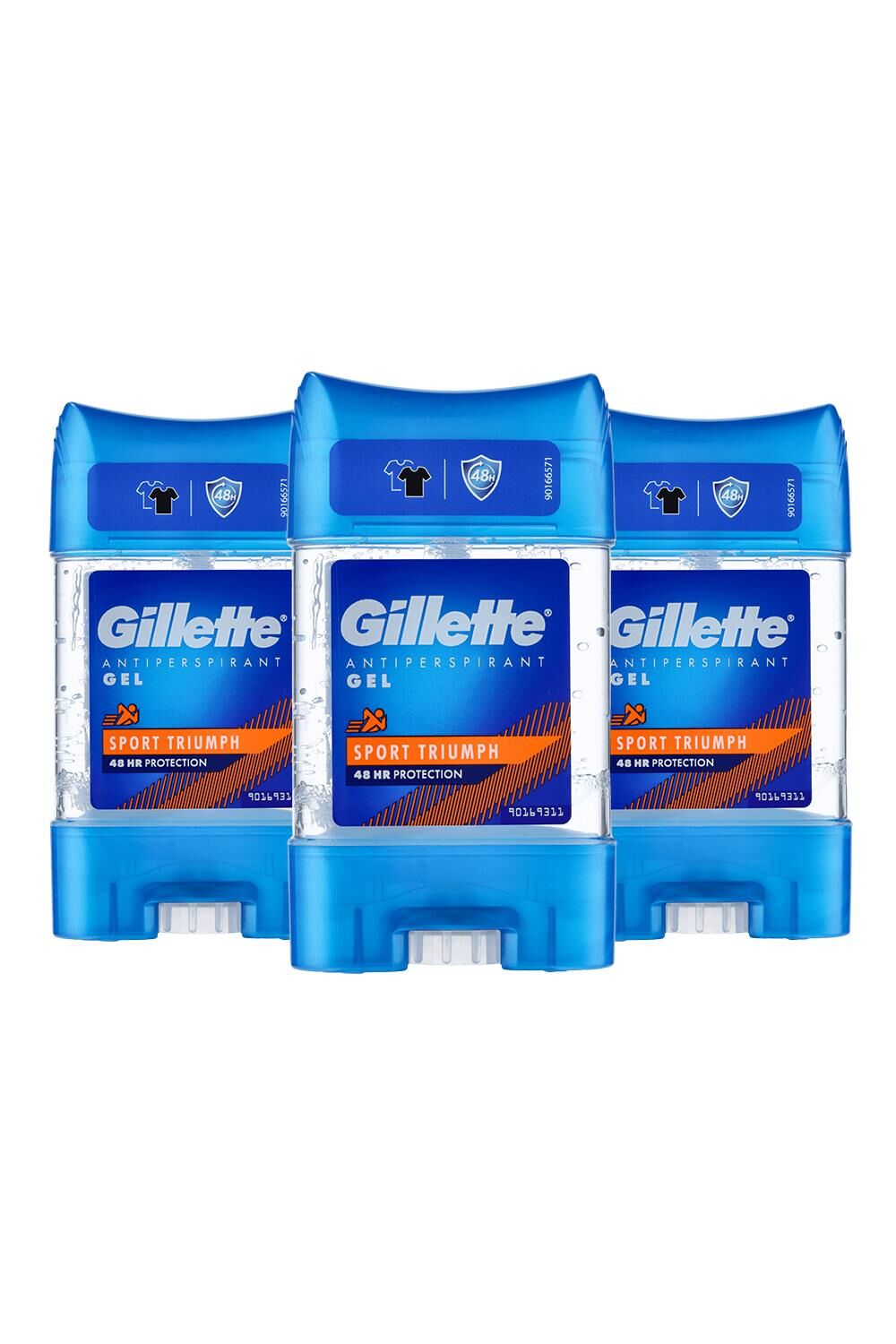 Gillette Antiperspirant Gel Sport Triumph 70 ml x 3 Adet