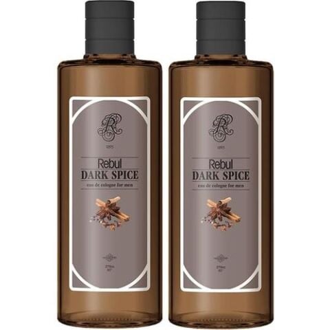 Rebul Dark Spice Kolonya 270ML (Cam Şişe) x 2