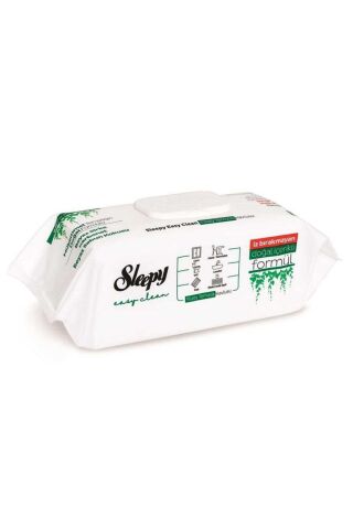 Sleepy Easy Clean Beyaz Sabun Katkılı Yüzey Temizlik Islak Havlusu - 100'lü 5 Paket