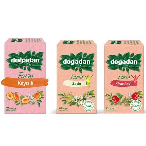 Doğadan Form Poşet Çay Seti 3 Adet