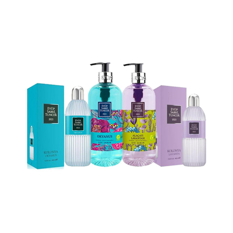 Düvenci Toptan Eyüp Sabri Tuncer Okyanus Kolonyası 4' lü Set Model 256