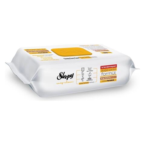Sleepy Easy Clean Arap Sabunu Katkılı Yüzey Temizlik Havlusu 100X3=300 Yaprak