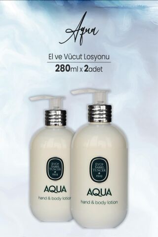 Eyüp Sabri Tuncer Aqua El ve Vücut Losyonu 280 ml x 2 Adet
