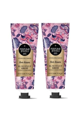 Perfume Jewels Love Kisses El Ve Vücut Kremi 50 Ml Tüp X 2 Adet