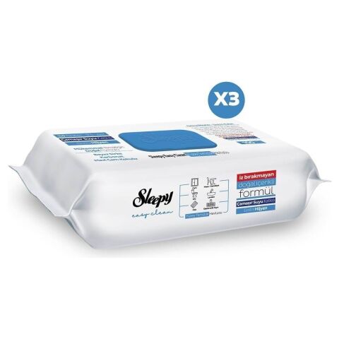 Sleepy Easy Clean Çamaşır Suyu Katkılı Yüzey Temizlik Havlusu 3X100 (300 Yaprak)