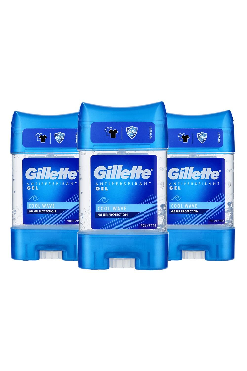 Gillette Antiperspirant Gel Cool Wave 70 ml x 3 Adet