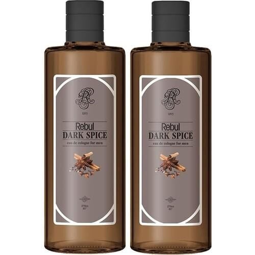 Rebul Dark Spice Kolonya 270ML (Cam Şişe) x 2