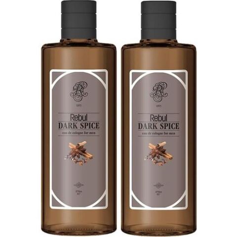 Rebul Dark Spice Kolonya 270ML (Cam Şişe) x 2