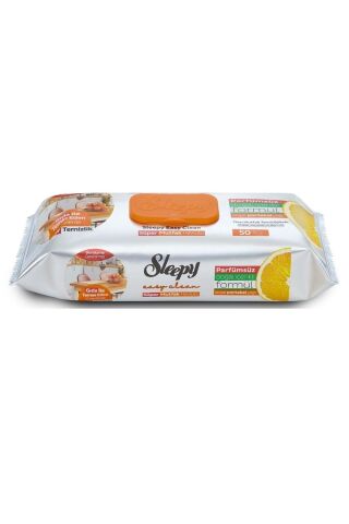 Sleepy Easy Clean Yüzey Temizlik Mutfak Havlusu 50 Yaprak Karma (8 Lİ SET)