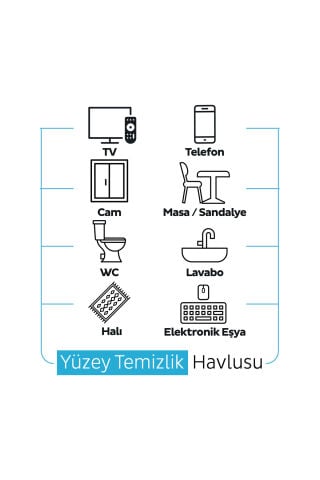 Sleepy Ocean Yüzey Temizlik Havlusu Mendili Okyanus Tazeliği 6x100 (600 Yaprak)