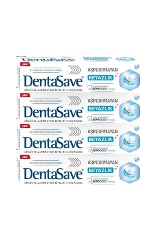 Dentasave Aşındırmayan Beyazlık 75 ml x 4