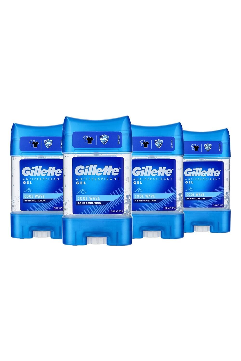 Gillette Antiperspirant Gel Cool Wave 70 ml - 4 Adet