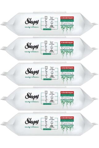 Sleepy Easy Clean Yüzey Temizlik Havlusu 100 Yaprak (5 Li Set) 500 Yaprak
