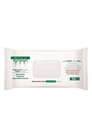 Sleepy Easy Clean Yüzey Temizlik Havlusu 100 Yaprak (5 Li Set) 500 Yaprak
