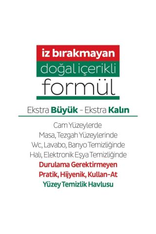 Sleepy Easy Clean Yüzey Temizlik Havlusu 100 Yaprak (5 Li Set) 500 Yaprak