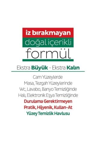 Sleepy Easy Clean Yüzey Temizlik Havlusu 100 Yaprak (5 Li Set) 500 Yaprak