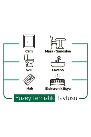 Sleepy Easy Clean Yüzey Temizlik Havlusu 100 Yaprak (5 Li Set) 500 Yaprak