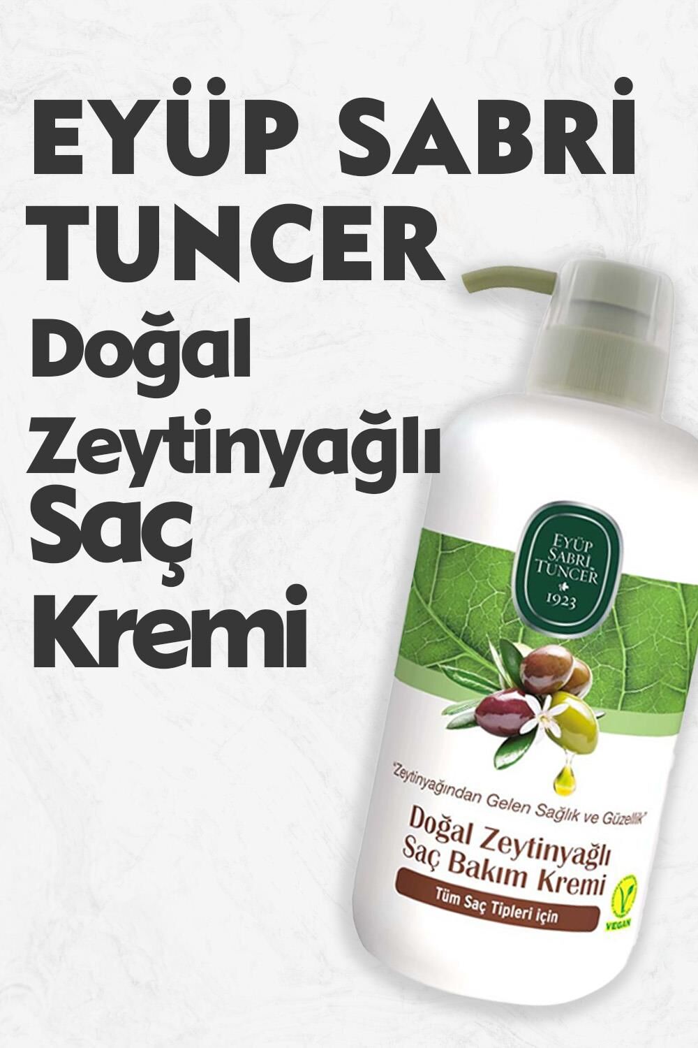 Eyüp Sabri Tuncer Doğal Zeytinyağlı Saç Kremi 600 ML Pet Şişe