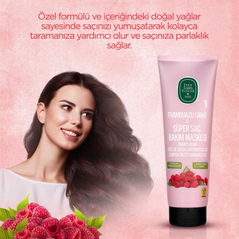 6 AL 5 ÖDE Eyüp Sabri Tuncer Frambuazlı Sirke Bakım Maskesi 250 ml ve ROSIE