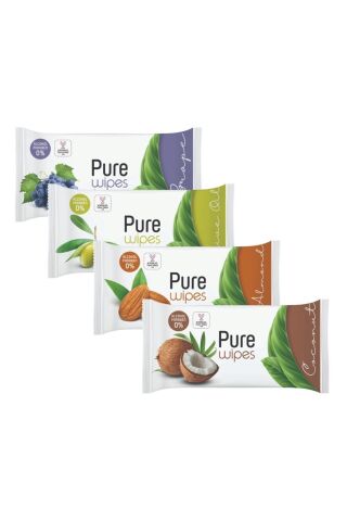 Pure Baby Standart Islak Havlu Meyveli 12x50 (600 YAPRAK) 12'li 600