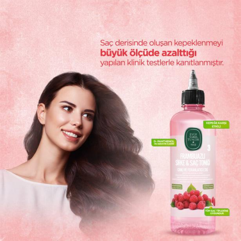 6 AL 5 ÖDE Eyüp Sabri Tuncer Sirke Saç Toniği Frambuazlı 100 ml ve ROSIE