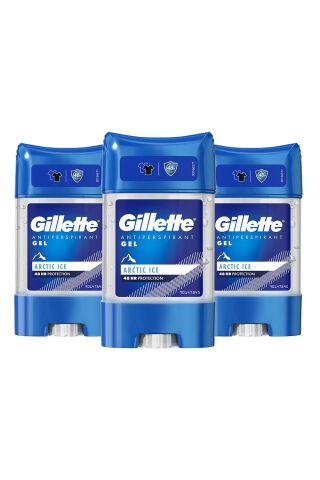 Gillette Antiperspirant Gel Arctic Ice 70 ml x 3 Adet